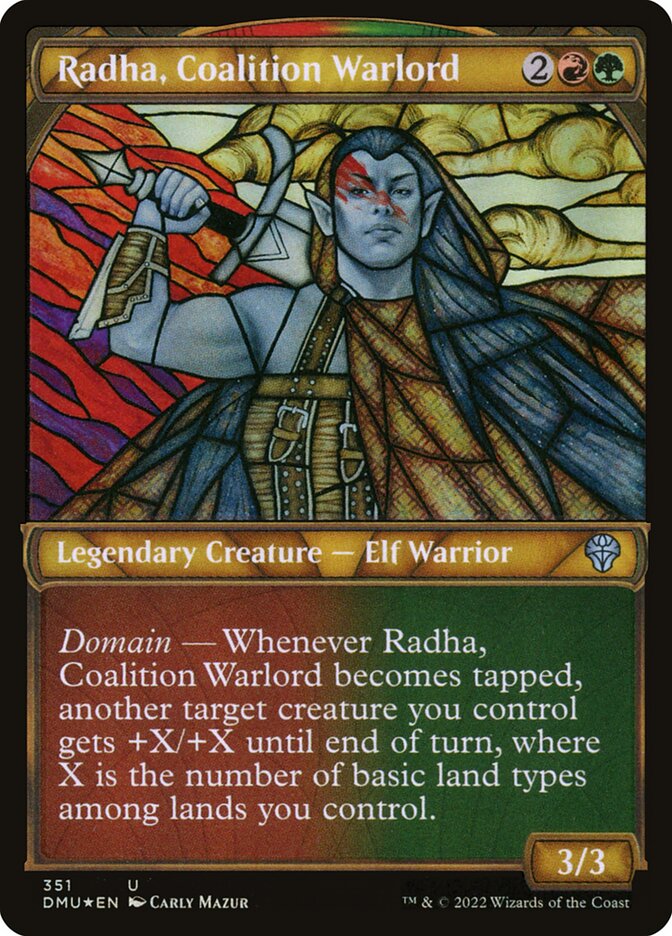 Radha, Coalition Warlord (351) - Dominaria United (DMU)