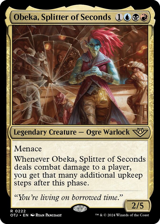 Obeka, Splitter of Seconds - [Foil] Outlaws of Thunder Junction (OTJ)