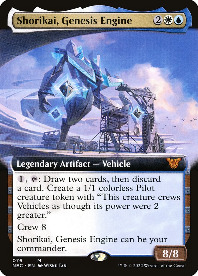 Shorikai, Genesis Engine (76) - Neon Dynasty Commander (NEC)