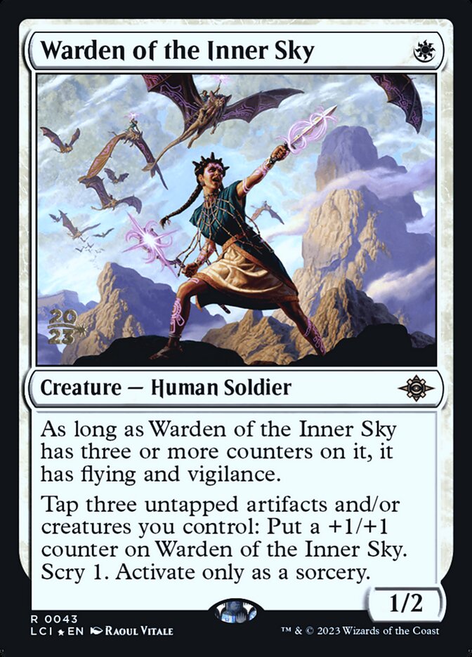 Warden of the Inner Sky (43s) - The Lost Caverns of Ixalan Promos (PLCI)