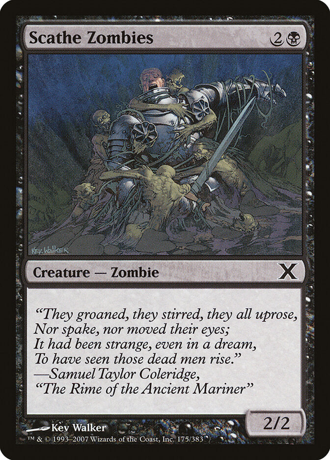 Scathe Zombies (175) - Tenth Edition (10E)