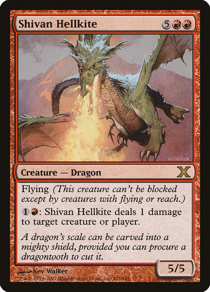Shivan Hellkite (231) - Tenth Edition (10E)