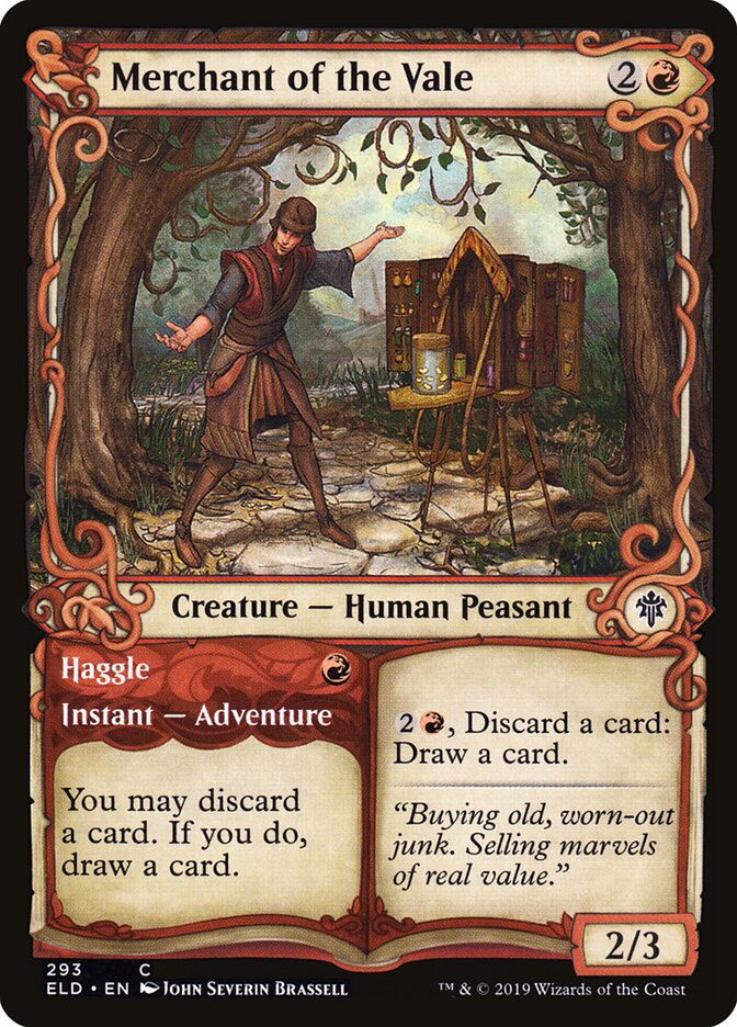 Merchant of the Vale // Haggle (293) - Throne of Eldraine (ELD)