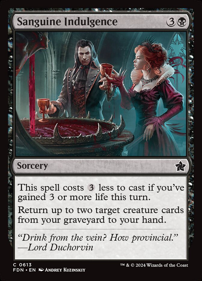 Sanguine Indulgence (613) - Foundations (FDN)