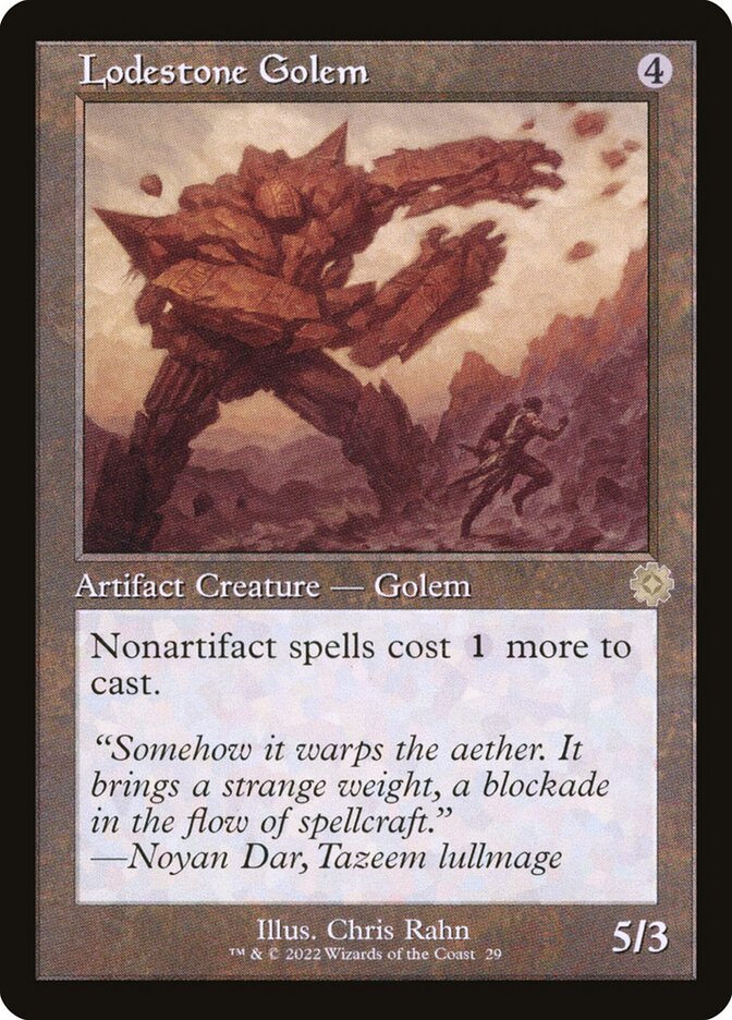 Lodestone Golem (29) - The Brothers' War Retro Artifacts (BRR)