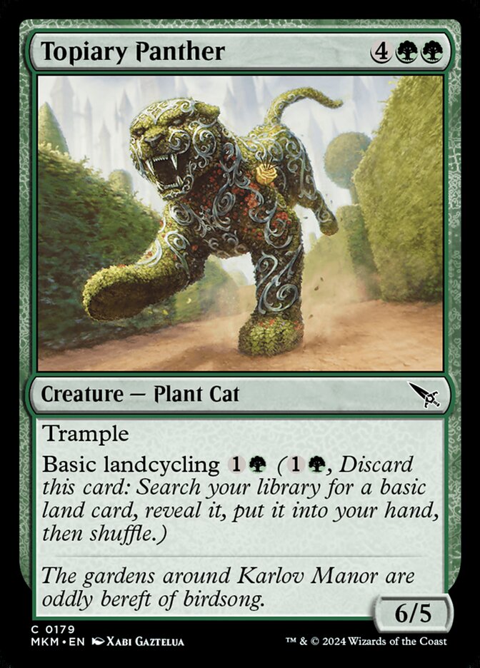 Topiary Panther (179) - Murders at Karlov Manor (MKM)
