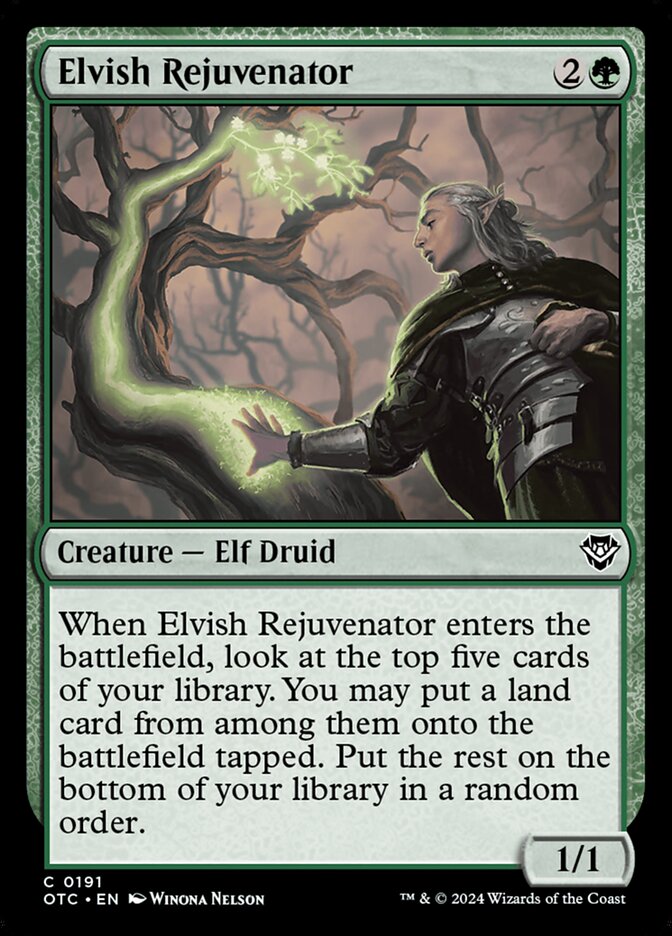 Elvish Rejuvenator (191) - Outlaws of Thunder Junction Commander (OTC)