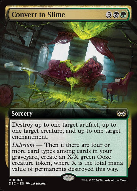 Convert to Slime (64) - Duskmourn: House of Horror Commander (DSC)