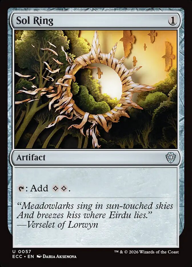 Sol Ring (57) - Lorwyn Eclipsed Commander (ECC)