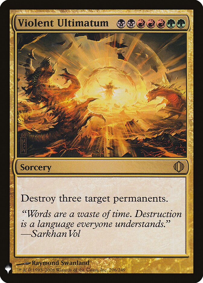 Violent Ultimatum (ALA-206) - The List (PLST)