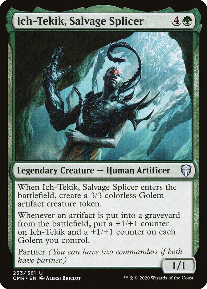 Ich-Tekik, Salvage Splicer (233) - Commander Legends (CMR)