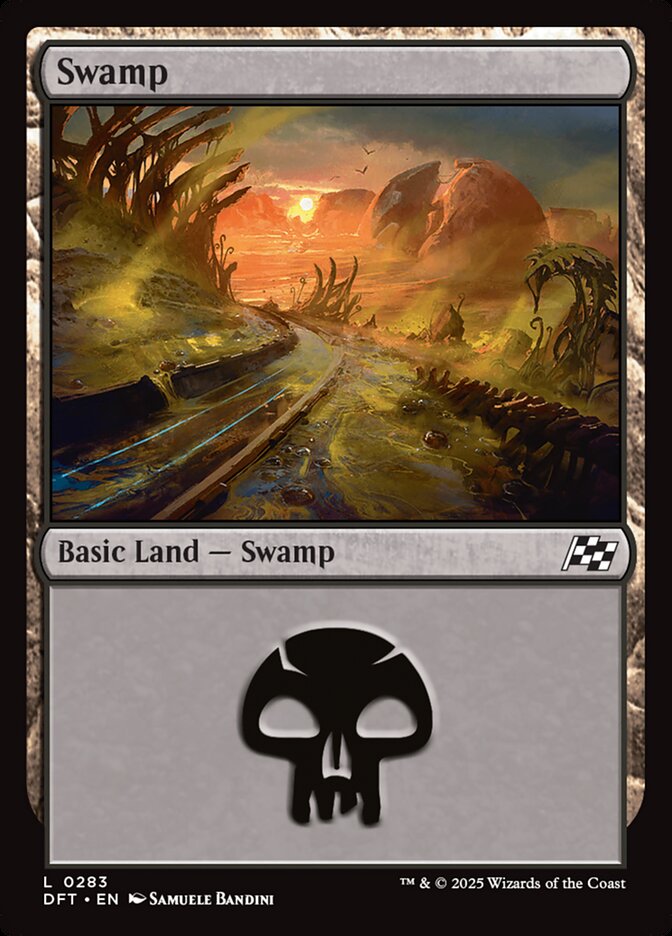 Swamp (283) - [Foil] Aetherdrift (DFT)