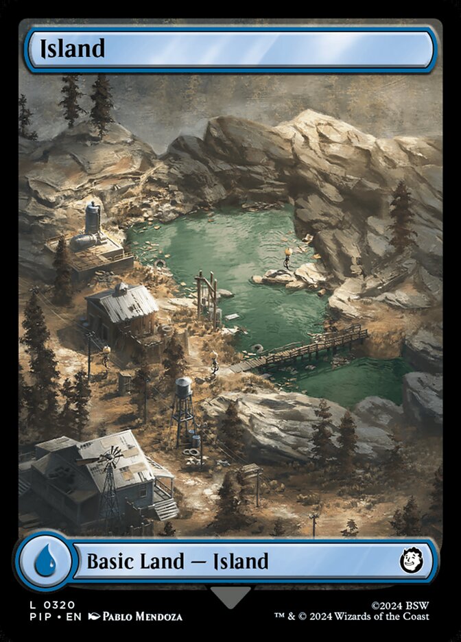 Island (320) - [Full Art] Fallout (PIP)