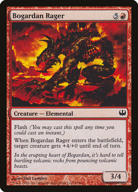 Bogardan Rager (57) - Duel Decks: Knights vs. Dragons (DDG)