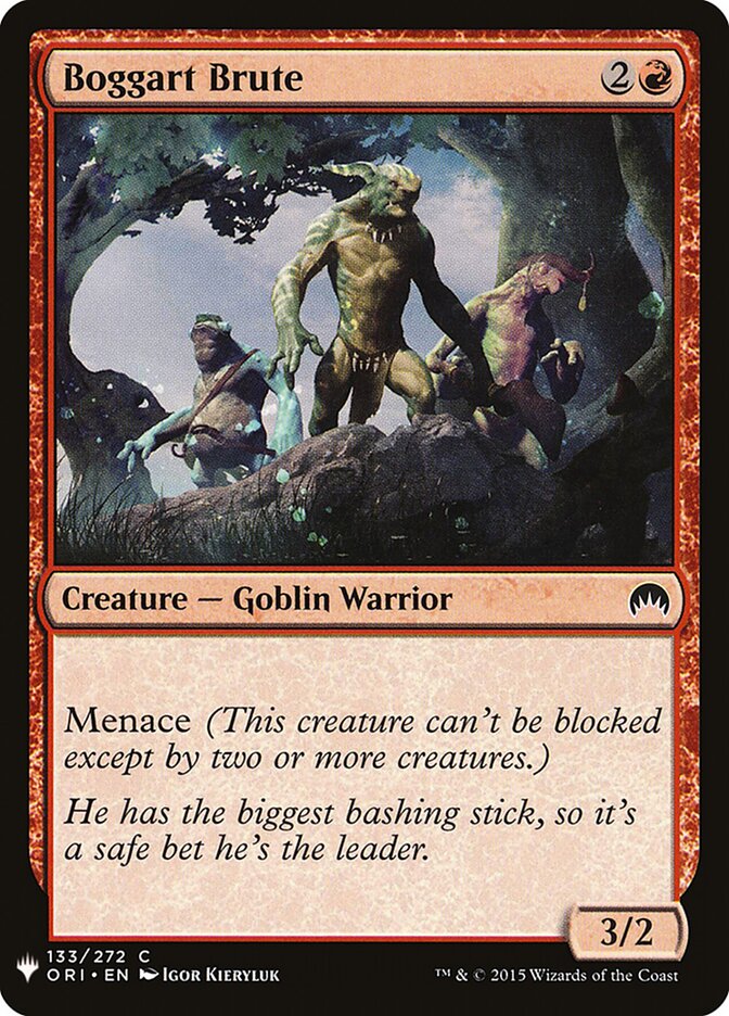 Boggart Brute (ORI-133) - The List (PLST)