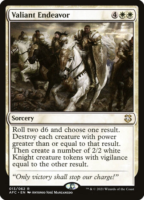 Valiant Endeavor (13) - Forgotten Realms Commander (AFC)
