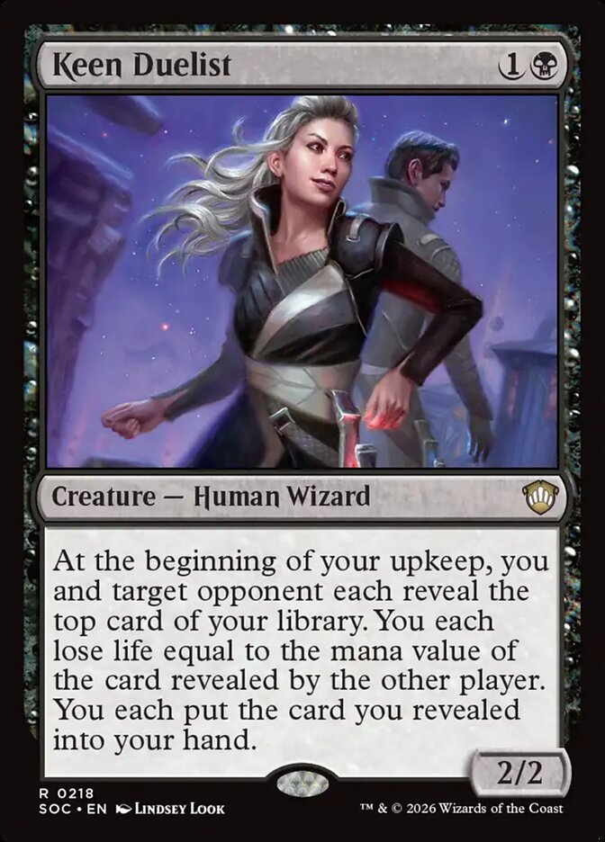 Keen Duelist (218) - Secrets of Strixhaven Commander (SOC)
