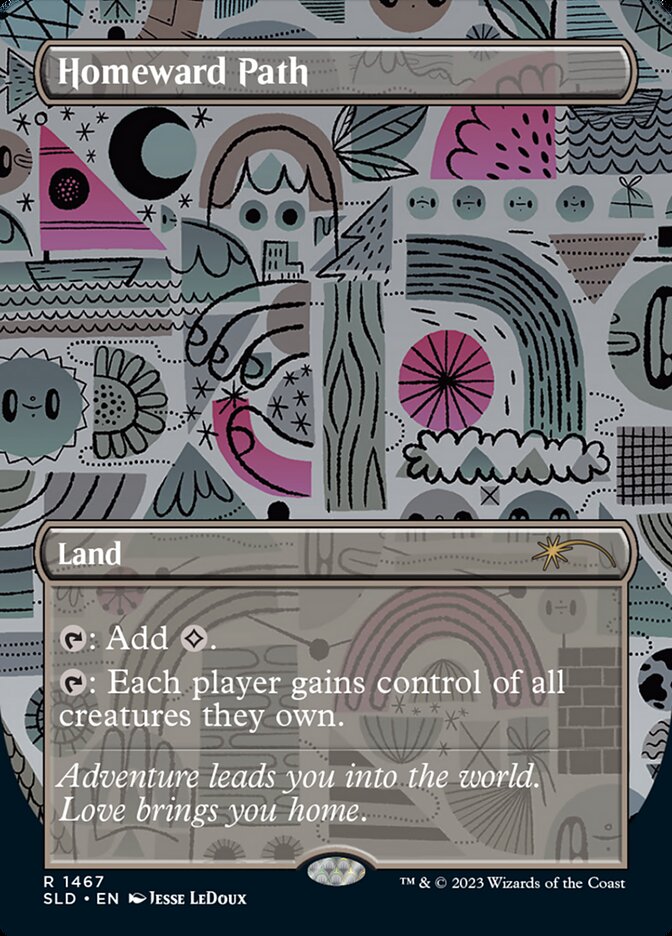 Homeward Path (1467) - [Borderless] Secret Lair Drop (SLD)
