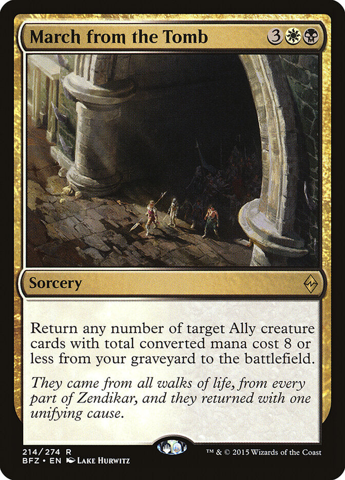 March from the Tomb (214) - Battle for Zendikar (BFZ)