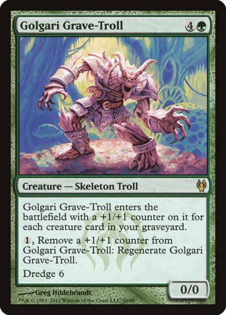 Golgari Grave-Troll (60) - Duel Decks: Izzet vs. Golgari (DDJ)