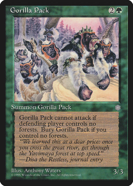 Gorilla Pack (247) - Ice Age (ICE)