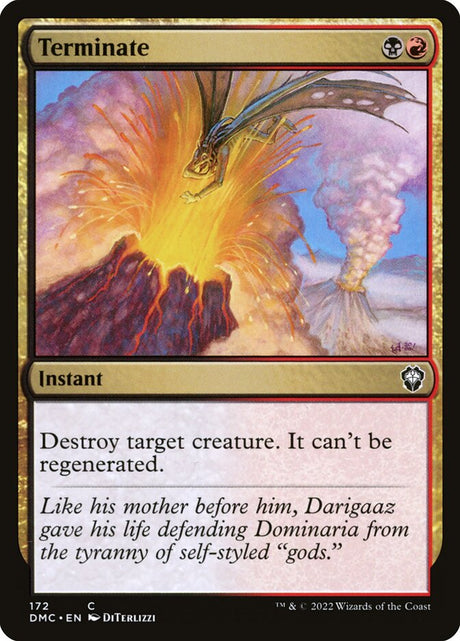 Terminate (172) - Dominaria United Commander (DMC)