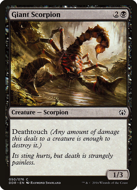 Giant Scorpion (50) - Duel Decks: Nissa vs. Ob Nixilis (DDR)