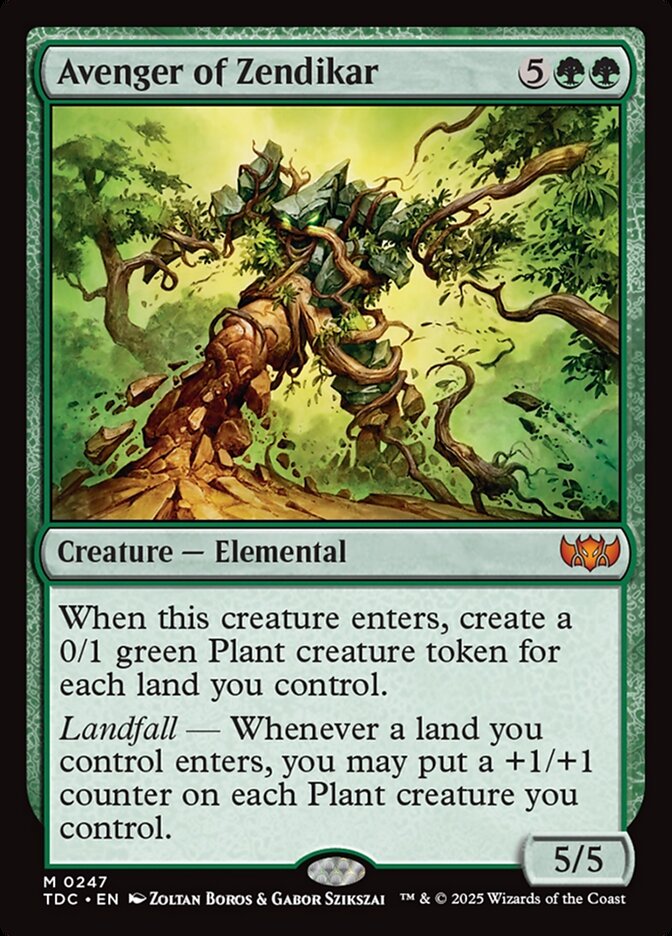 Avenger of Zendikar (247) - Tarkir: Dragonstorm Commander (TDC)