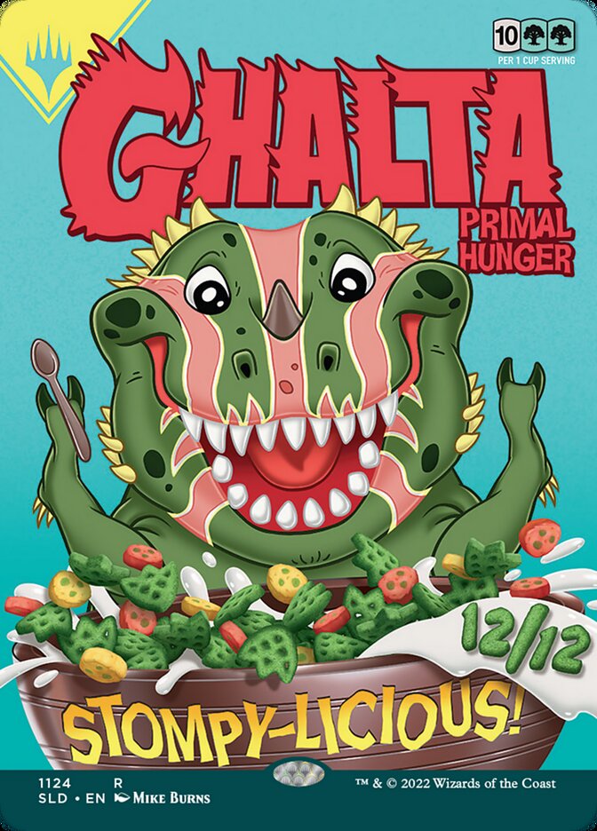 Ghalta, Primal Hunger // Ghalta, Primal Hunger (1124) - Secret Lair Drop (SLD)