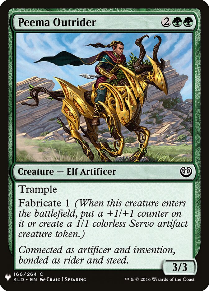 Peema Outrider (KLD-166) - The List (PLST)