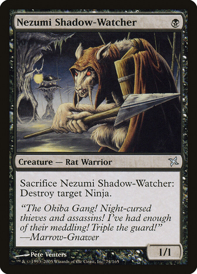 Nezumi Shadow-Watcher (74) - Betrayers of Kamigawa (BOK)
