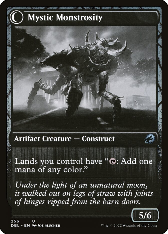 Mystic Skull // Mystic Monstrosity (256) - Innistrad: Double Feature (DBL)
