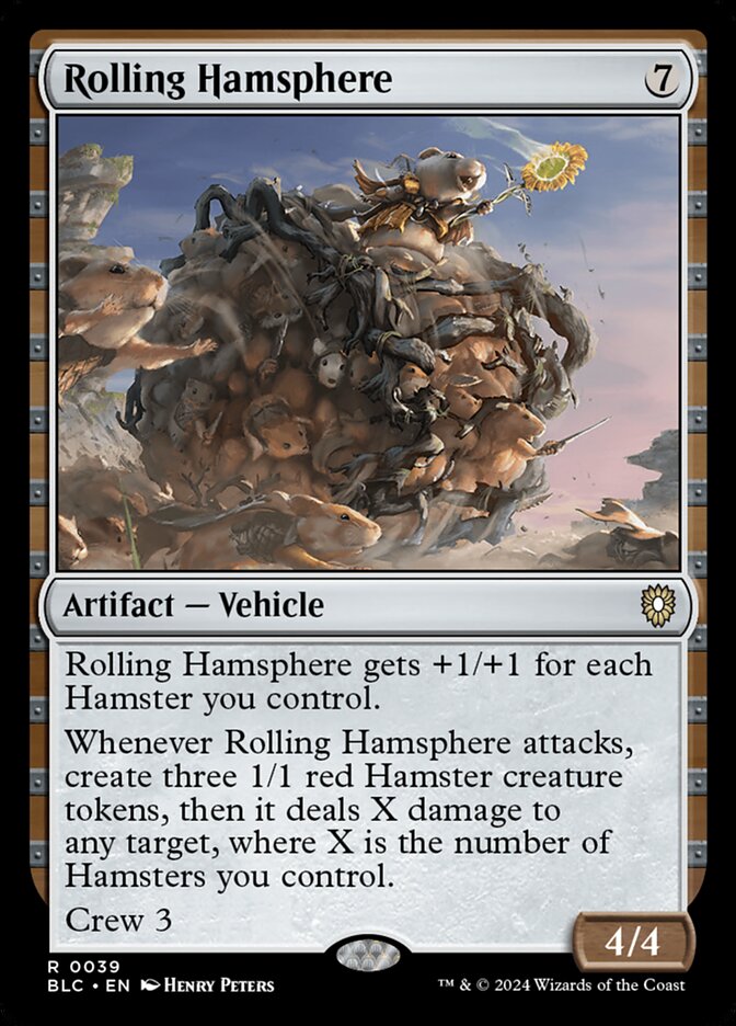 Rolling Hamsphere (39) - Bloomburrow Commander (BLC)
