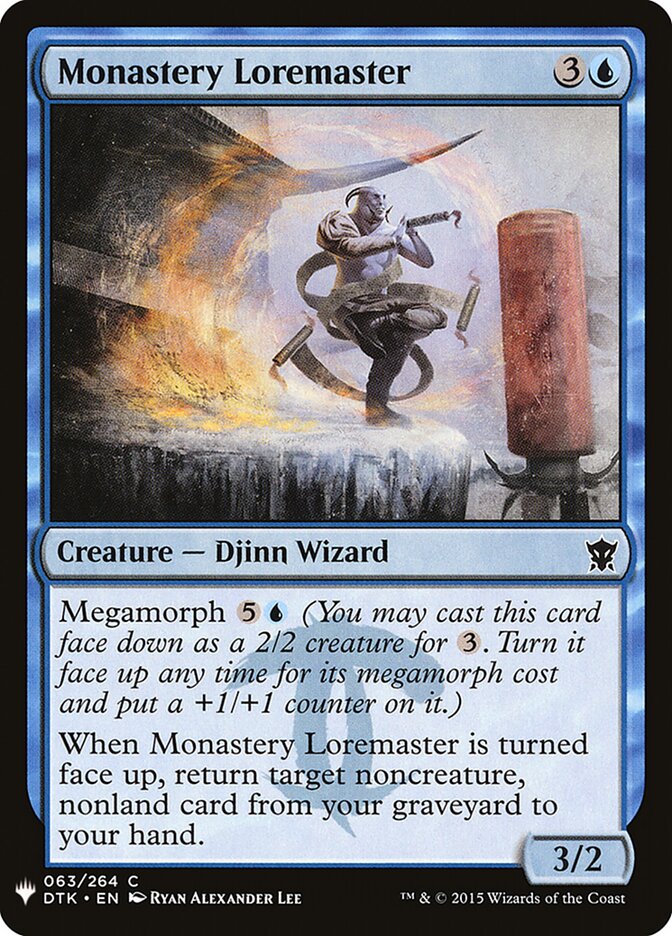 Monastery Loremaster (DTK-63) - The List (PLST)