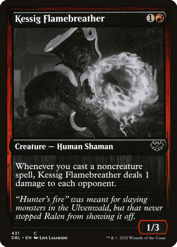Kessig Flamebreather - [Foil] Innistrad: Double Feature (DBL)