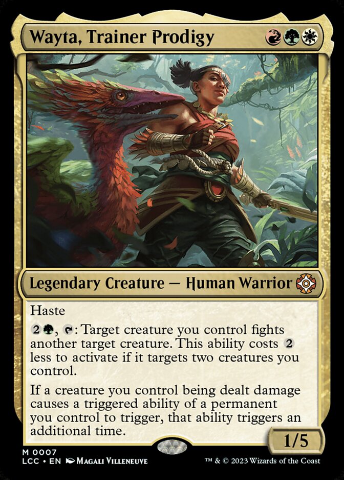 Wayta, Trainer Prodigy (7) - The Lost Caverns of Ixalan Commander (LCC)