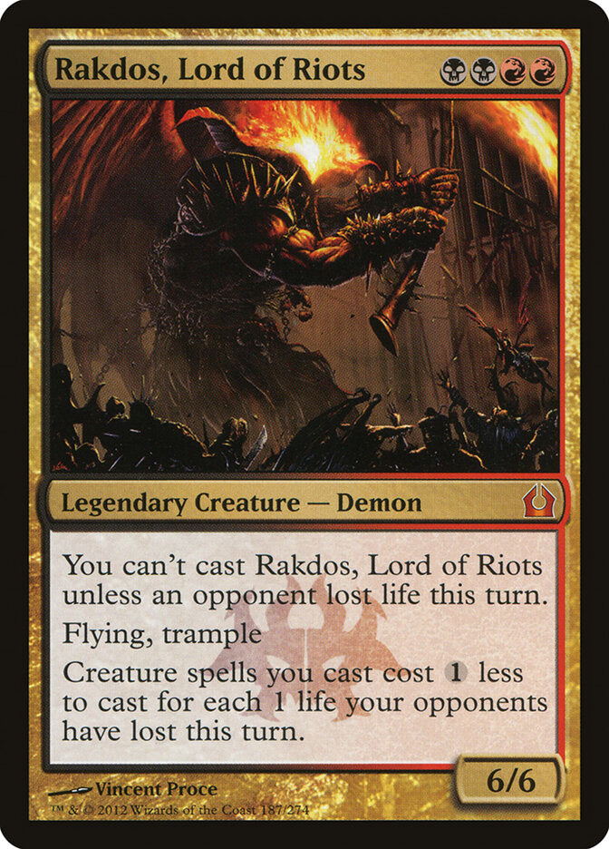 Rakdos, Lord of Riots (187) - Return to Ravnica (RTR)