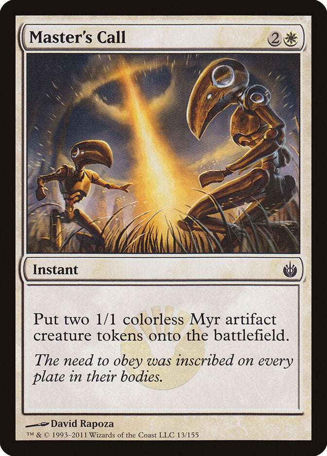Master's Call (13) - Mirrodin Besieged (MBS)