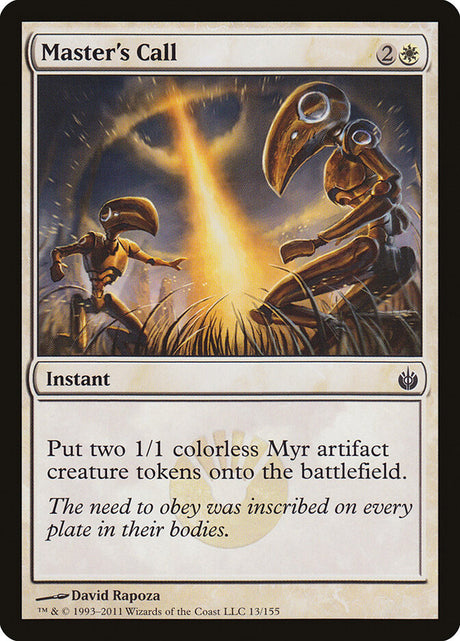 Master's Call (13) - Mirrodin Besieged (MBS)