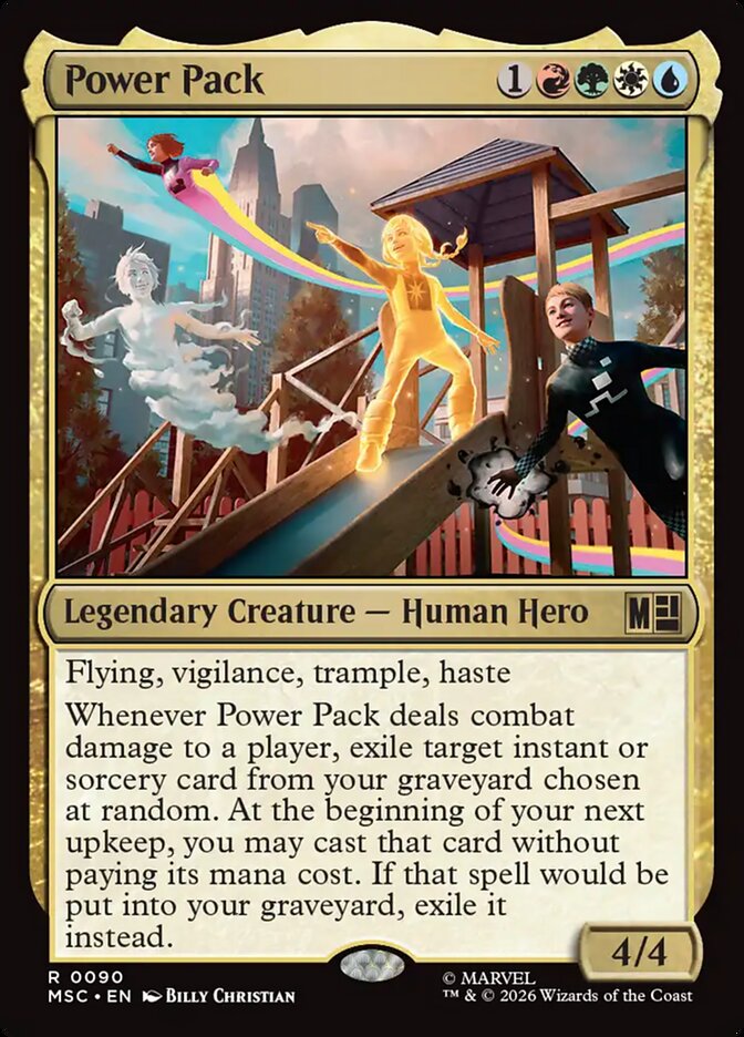Power Pack (90) - Marvel Super Heroes Commander (MSC)