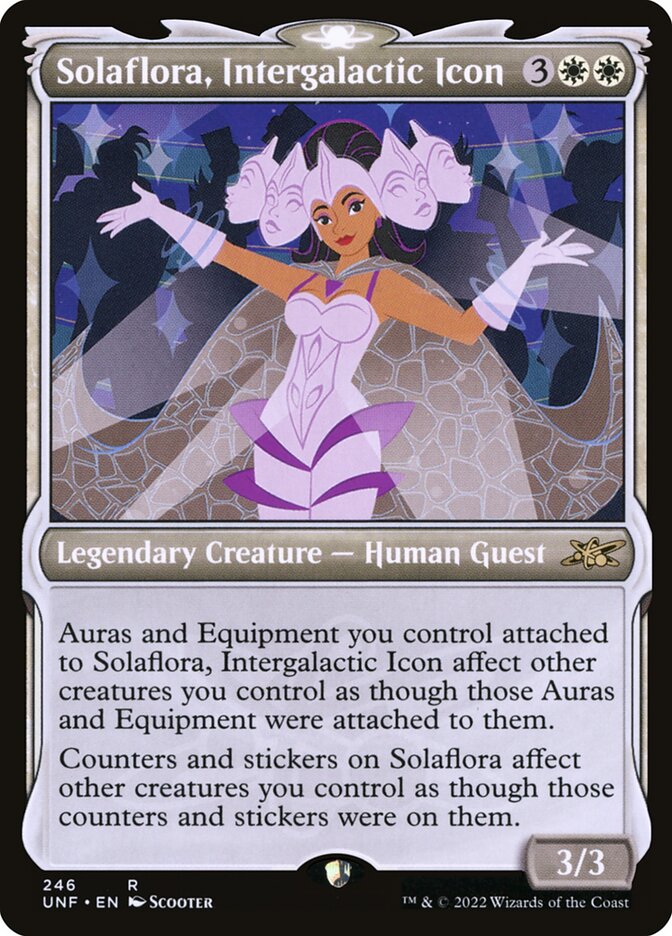 Solaflora, Intergalactic Icon (246) - Unfinity (UNF)