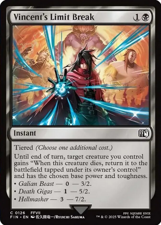 Vincent's Limit Break (126) - [Foil] Final Fantasy (FIN)