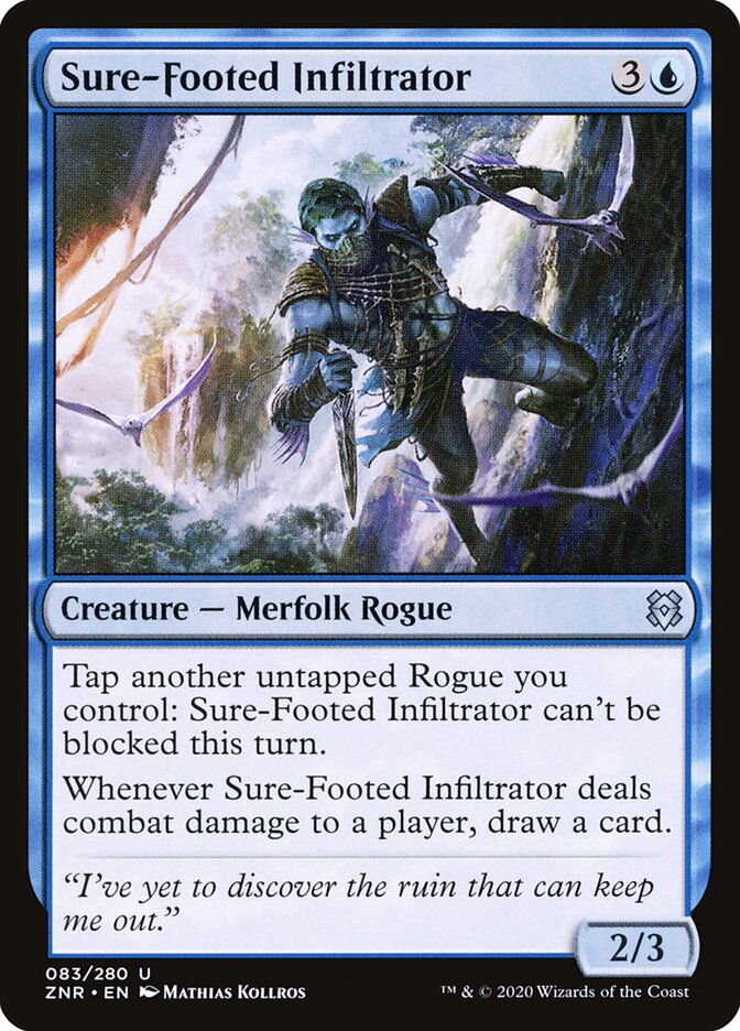 Sure-Footed Infiltrator (83) - Zendikar Rising (ZNR)