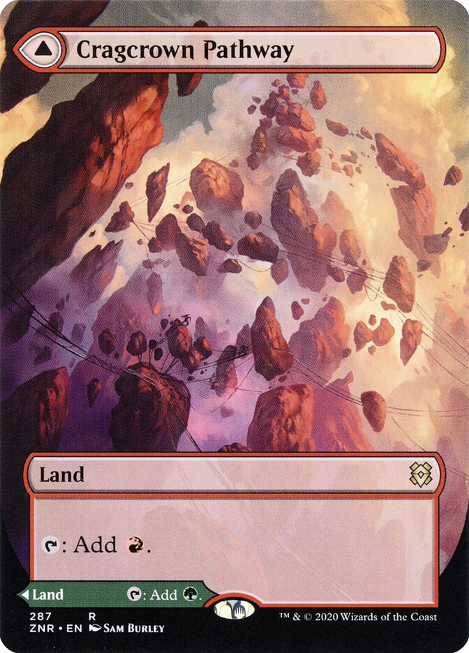 Cragcrown Pathway // Timbercrown Pathway (287) - Zendikar Rising (ZNR)