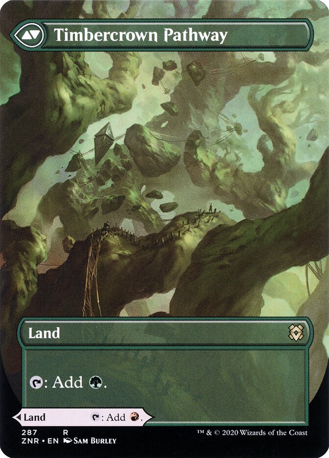 Cragcrown Pathway // Timbercrown Pathway (287) - Zendikar Rising (ZNR)