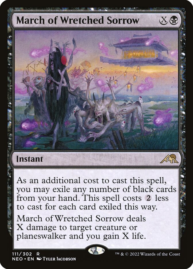 March of Wretched Sorrow (111) - Kamigawa: Neon Dynasty (NEO)
