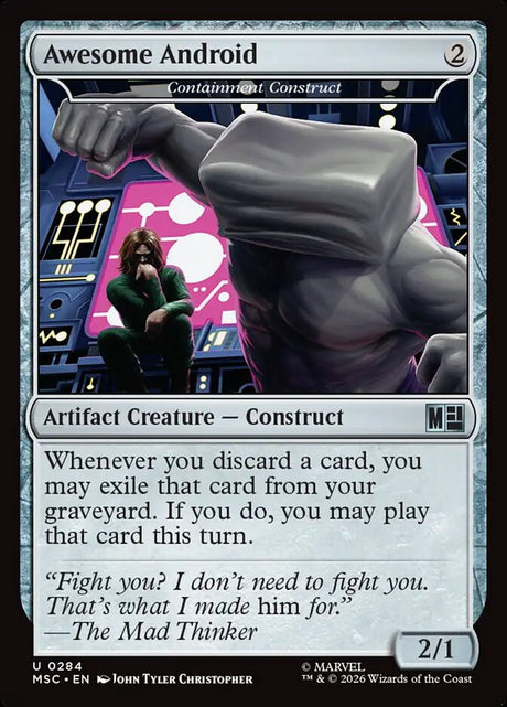 Awesome Android - Containment Construct (284) - Marvel Super Heroes Commander (MSC)
