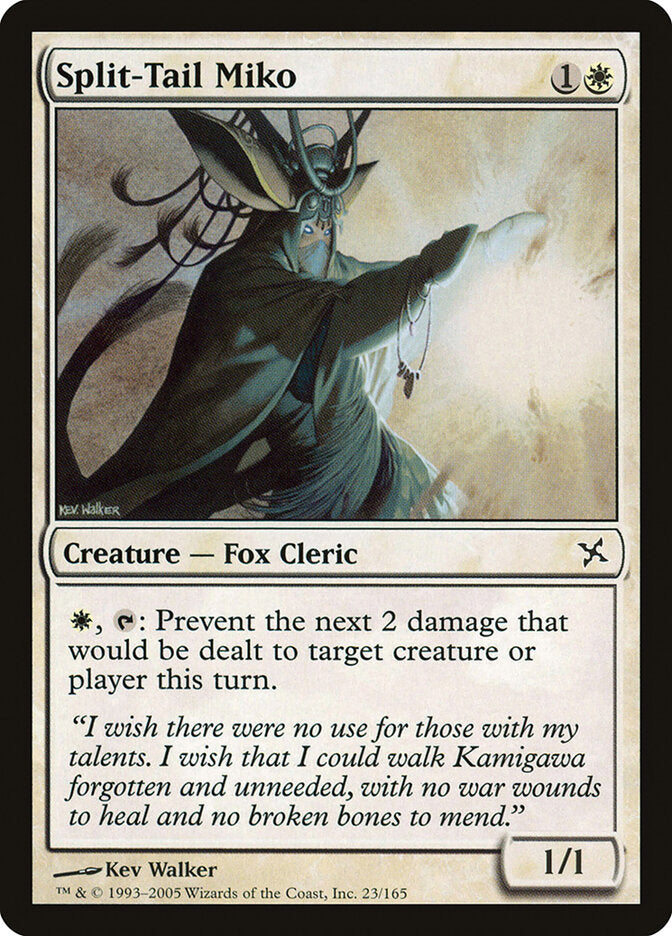 Split-Tail Miko (23) - Betrayers of Kamigawa (BOK)