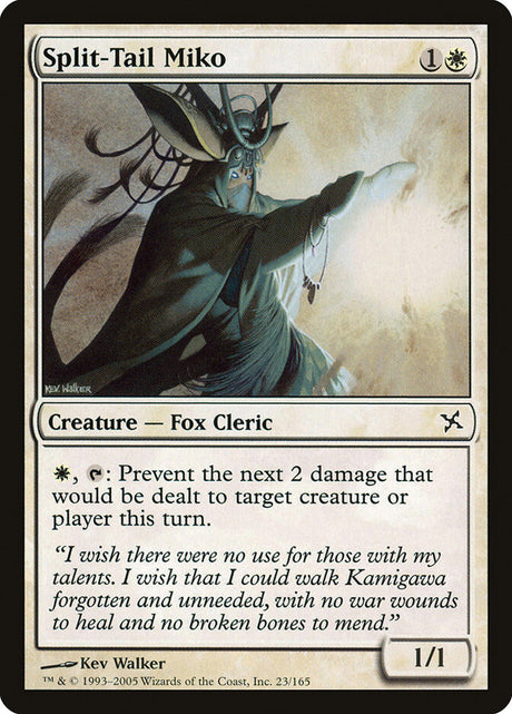 Split-Tail Miko (23) - Betrayers of Kamigawa (BOK)