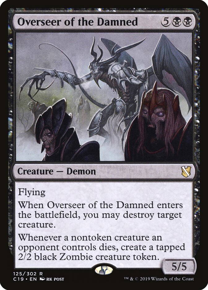 Overseer of the Damned (125) - Commander 2019 (C19)